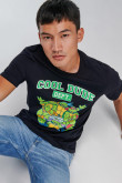 Camiseta manga corta estampado de Tortugas Ninja