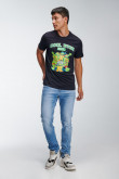 Camiseta manga corta estampado de Tortugas Ninja
