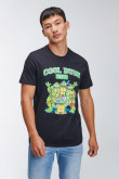 Camiseta manga corta estampado de Tortugas Ninja