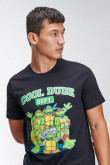 Camiseta manga corta estampado de Tortugas Ninja