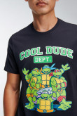 Camiseta manga corta estampado de Tortugas Ninja