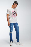Camiseta manga corta, estampado de Alicia en el país de las maravillas, Disney