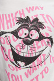 Camiseta manga corta, estampado de Alicia en el país de las maravillas, Disney