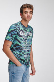 Camiseta manga corta con estampado.