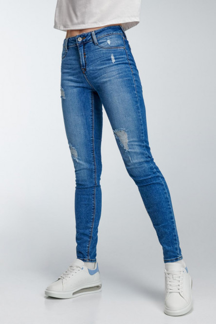 Jean Jegging tiro alto