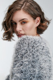 Suéter cuello redondo