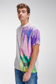 Camiseta manga corta con estampado.