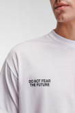 Camiseta manga corta con estampado.