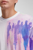 Camiseta manga corta con estampado.