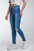 Jean jegging super alto.