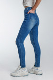 Jean jegging super alto.