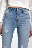 jean Jegging tiro alto