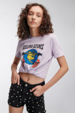 Short jean con taches