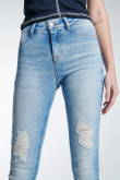Jean Jegging tiro alto.