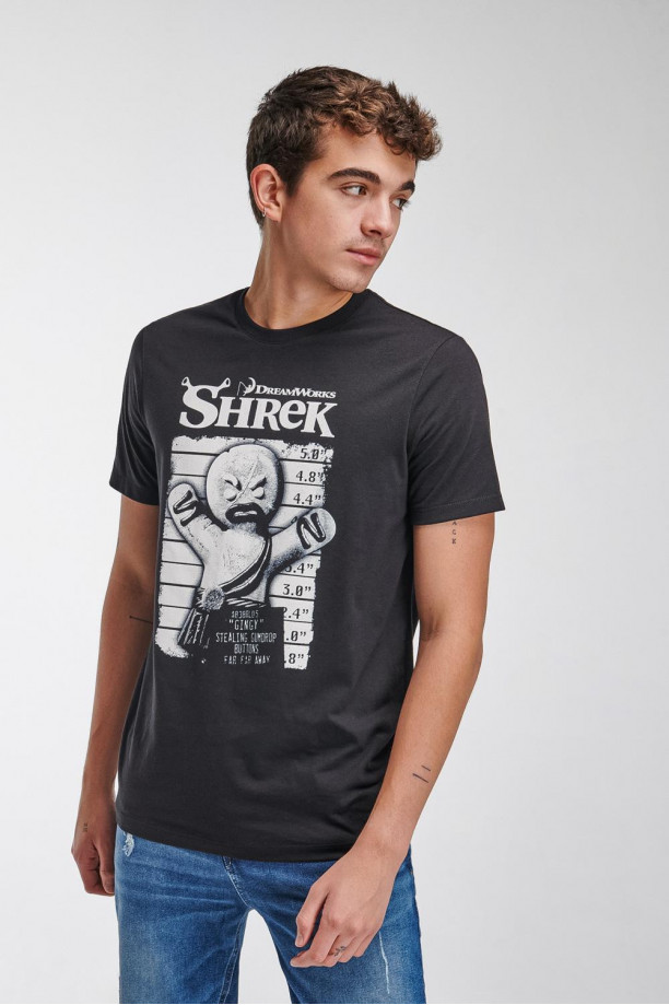 Camiseta manga corta estampada de Shrek