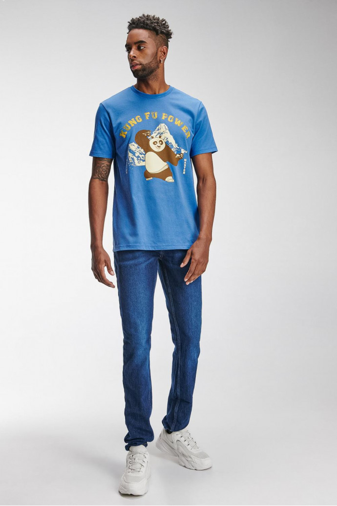 Camiseta manga corta estampada de Kung fu Panda