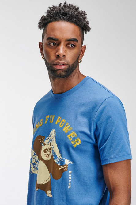 Camiseta manga corta estampada de Kung fu Panda