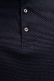 Camiseta Polo unicolor con cuello y cuello neru