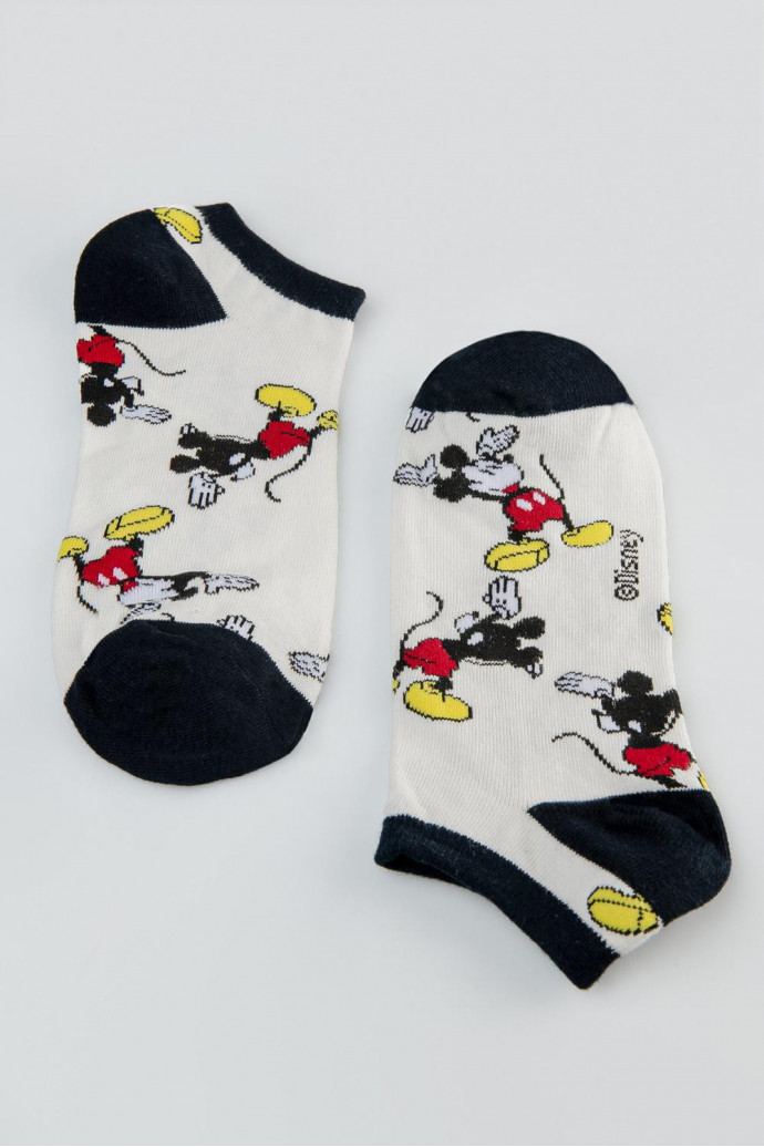 MEDIAS CORTAS CON DISEÑO MICKEY