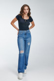 Pantalon Jean Mom