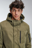 Chaqueta parka con capota