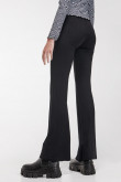 Pantalón flare en tejido de punto