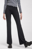 Pantalón flare en tejido de punto