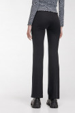 Pantalón flare en tejido de punto