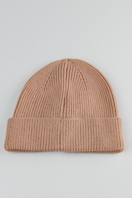 Gorro tejido unicolor con