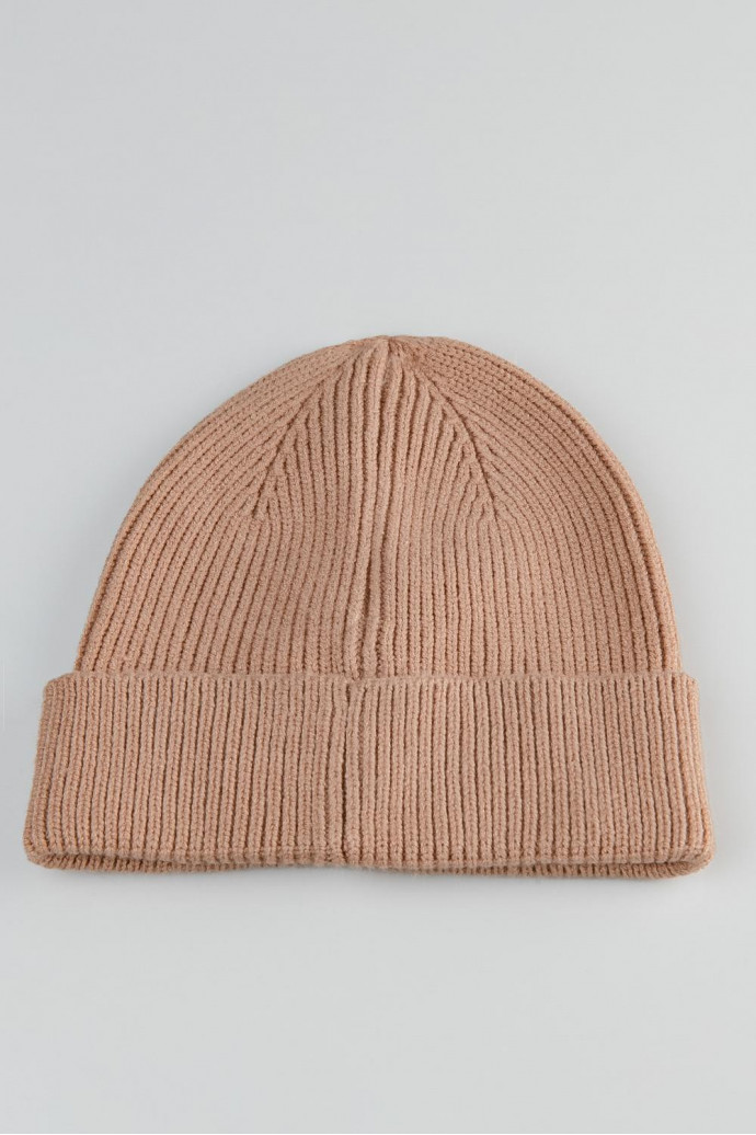 Gorro tejido unicolor con