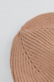 Gorro tejido unicolor con