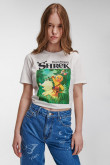 Camiseta, con estampado en frente, de Shrek