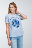 Camiseta manga corta, estampada de Metallica