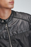 Chaqueta efecto piel