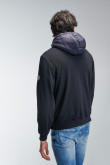 Chaqueta acolchada combinada