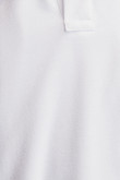 Camiseta Polo unicolor con cuello y puños tejido