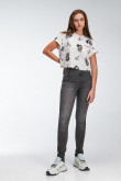 Jean jegging super alto