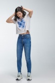 Jean Jegging tiro alto