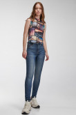 Jean jegging super alto