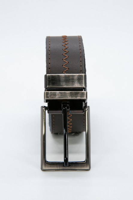 cinturon reversible hebilla metalica