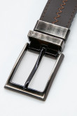 cinturon reversible hebilla metalica