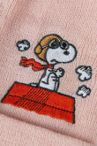 Gorro tejido con motivo Snoopy