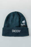 Gorro tejido con motivo Snoopy