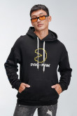 Buzo con capota, estampado de Pacman.