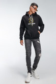 Buzo con capota, estampado de Pacman.