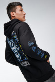 Buzo con capota, estampado de Pacman.