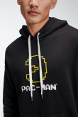 Buzo con capota, estampado de Pacman.