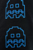 Pantalón, con estampado en frente de Pacman.