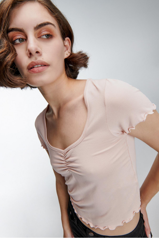 Camiseta cuello en V