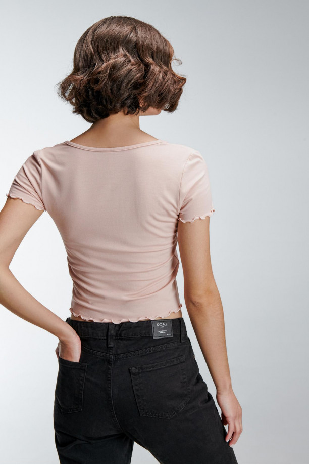 Camiseta cuello en V